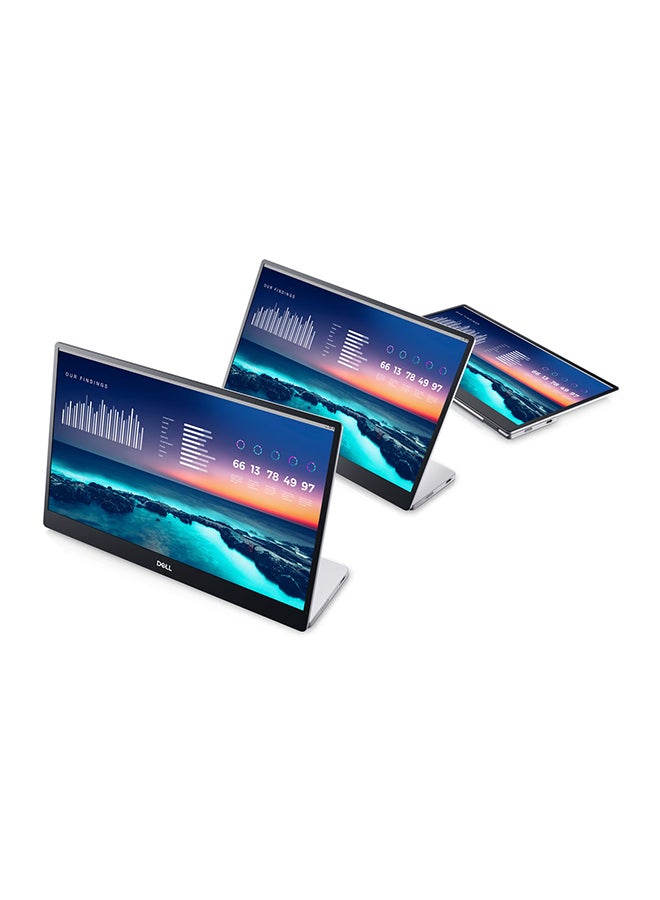 DELL P1424H 14-inch FHD IPS 1080P Portable Monitor, 60 Hz Refresh Rate, 6 ms Response Time, 16.7 Million Colors, 300 nits Brightness, LED Backlight, USB-C Connection Black - Image 4