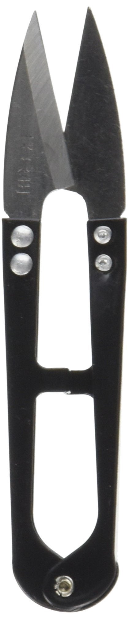 advancedestore Black Metal Grip Thread Clip Tailor Yarn Spring Scissors Stitch Cutter (2 Piece) - Image 5