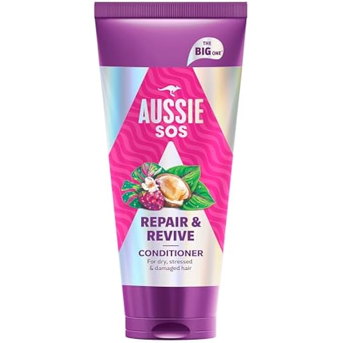 Aussie SOS REPAIR & REVIVE CONDITIONER 350 ML FOR SOFT, SMOOTH AND HYDRATED HAIR, HELPS PREVENT FUTURE DAMAGE, VEGAN, ENRICHED WITH AUSTRALIAN SUPERFOODS - Image 2