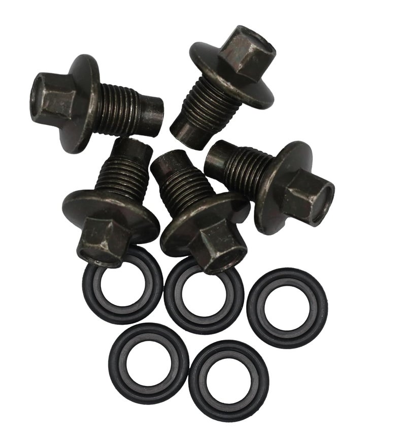 TTDYKX 5 PCS Oil Drain Plug with Gaskets M14x1.5mm for Ford, Lincoln, Chrysler, Dodge, Jeep - Image 1