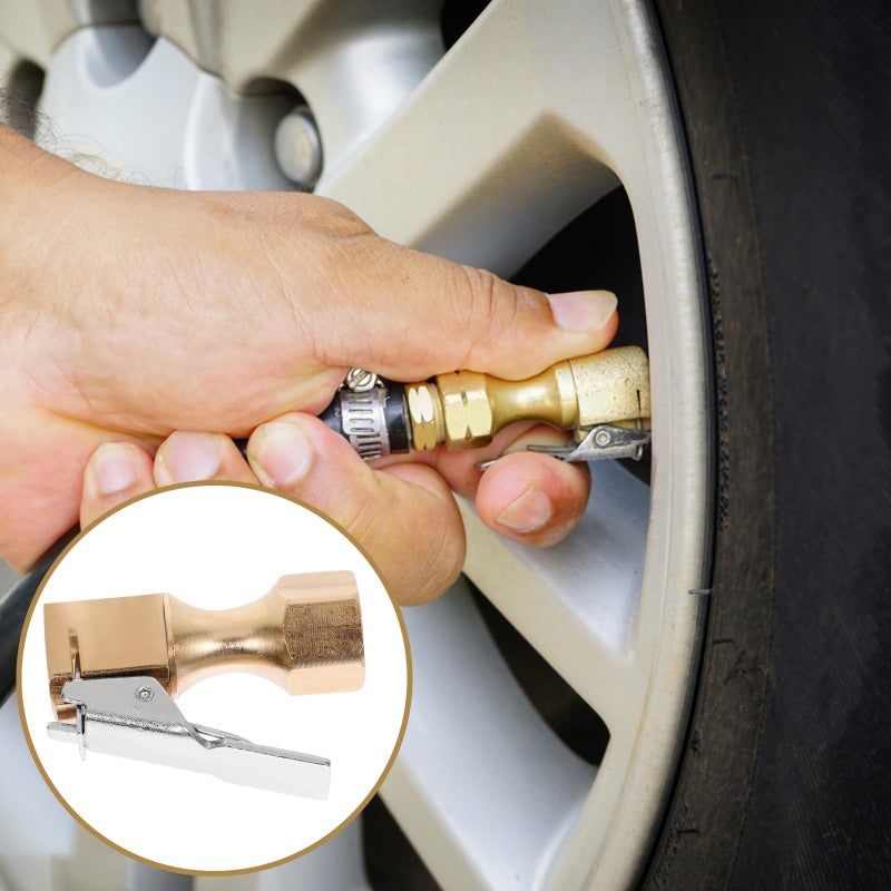 Thickened Self Locking Tire Air Chuck with Quick Connect for Car Inflator - Image 5