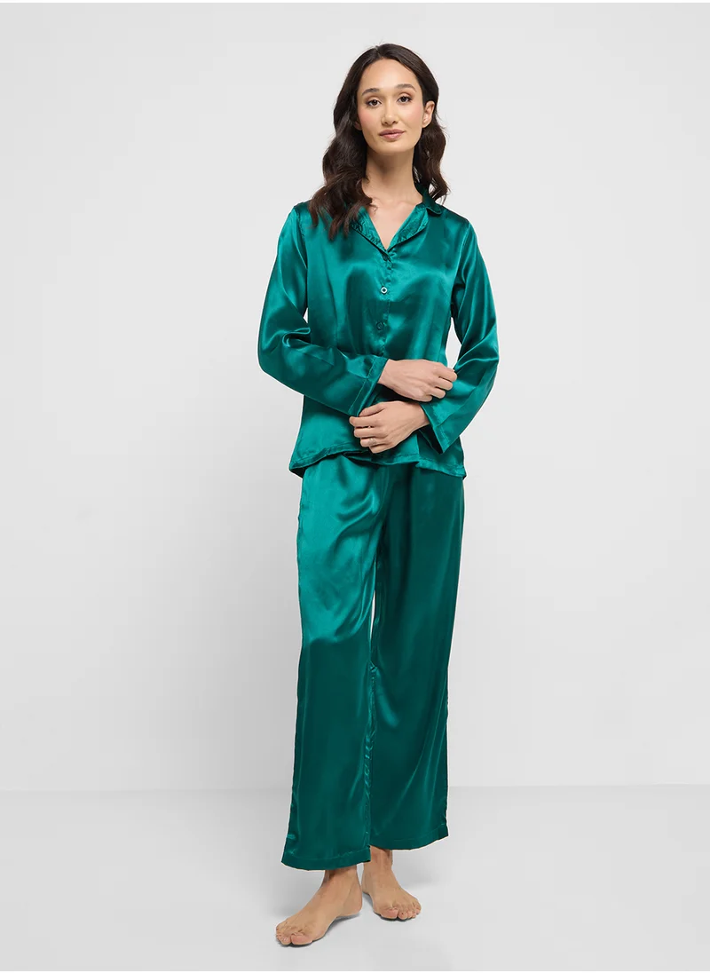 ايلا Satin Pyjama Set