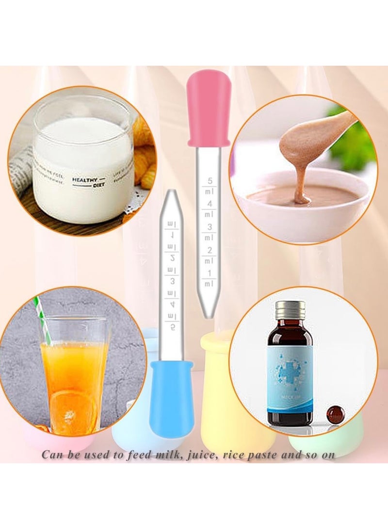 CleanWave - The Pure Effect 6-Pack Silicone Liquid Droppers with Bulb Tip – Reusable Pipettes for Baking, Candy Making, Food Coloring, Essential Oils, Resin Art, Kids Science & Medicine, pet care – Safe, Easy to Clean & Durable - Image 2