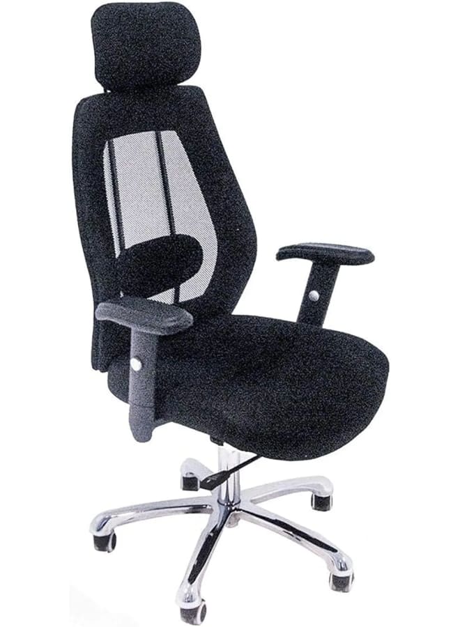 Markero Group Luxury Mesh Ergonomic Office Chair with Synchronous Tilt, Adjustable Headrest and Armrests, Woven Mesh Back for Airflow, and Silent Casters – Perfect for Modern Offices. - Image 1