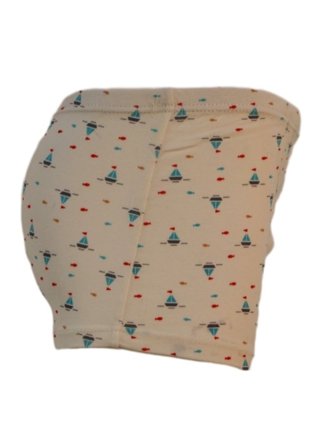 JOANNA JOANNA 970134 Boy's Sea Life & Boat Design Boxer Shorts 3-Pack Underwear, Multicolor  - Image 3