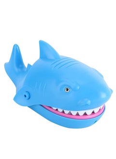 KASTWAVE Shark Dentist Teeth Toys, Dentist Game Biting Finger Games Funny Tricky Chomp Hand Game, Daring Test Game for Kids Toddler Adult Gift Party Favor Gift Dark Blue  - Image 1