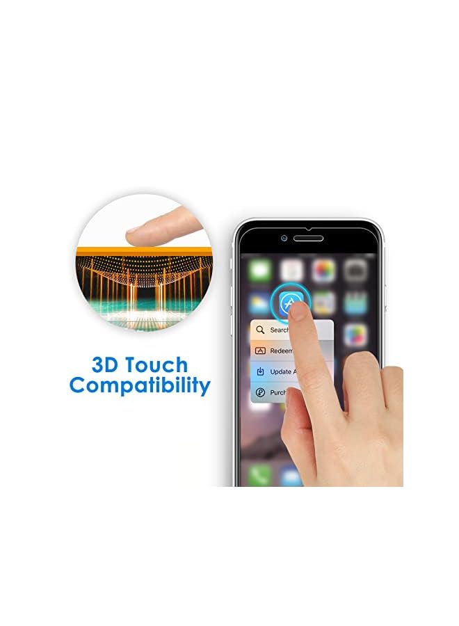 Jetech Screen Protector For Iphone 8 And Iphone 7, 4.7-Inch, Case Friendly, Tempered Glass Film, 2-Pack - Image 5