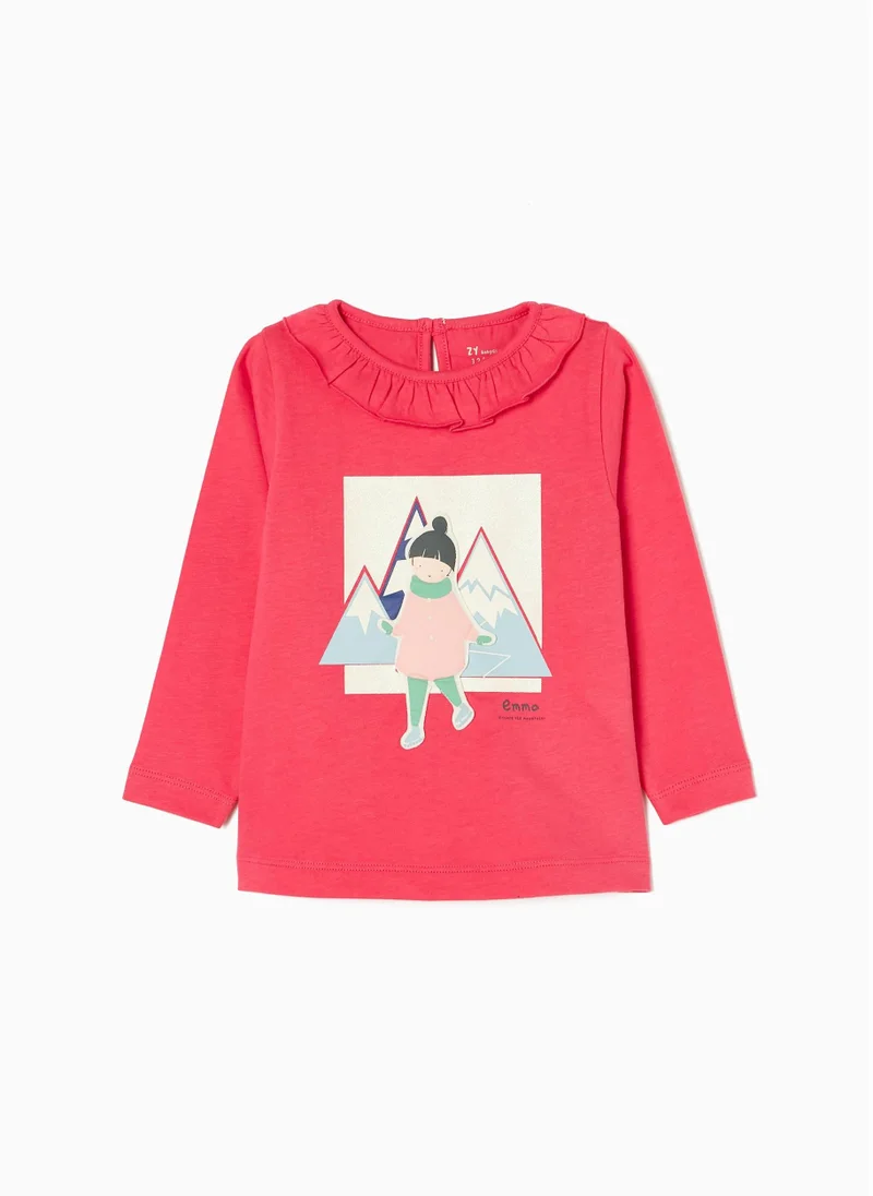 Zippy Zippy Long-Sleeve Cotton T-Shirt For Baby Girls Emma Pink