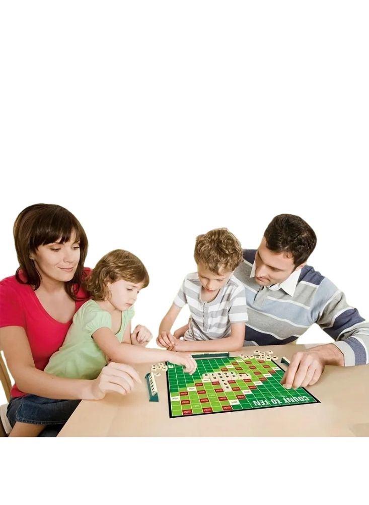 Premium Count to Ten Educational Number Board Game – Green Math Learning Game for Kids Family Play - Image 4