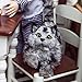 The Queen's Treasures The Queens Treasures 18 Inch Doll Pet Accessory Truly Adorable Realistic Grey Striped Kitty Cat Compatible with American Girl Dolls - Image 4