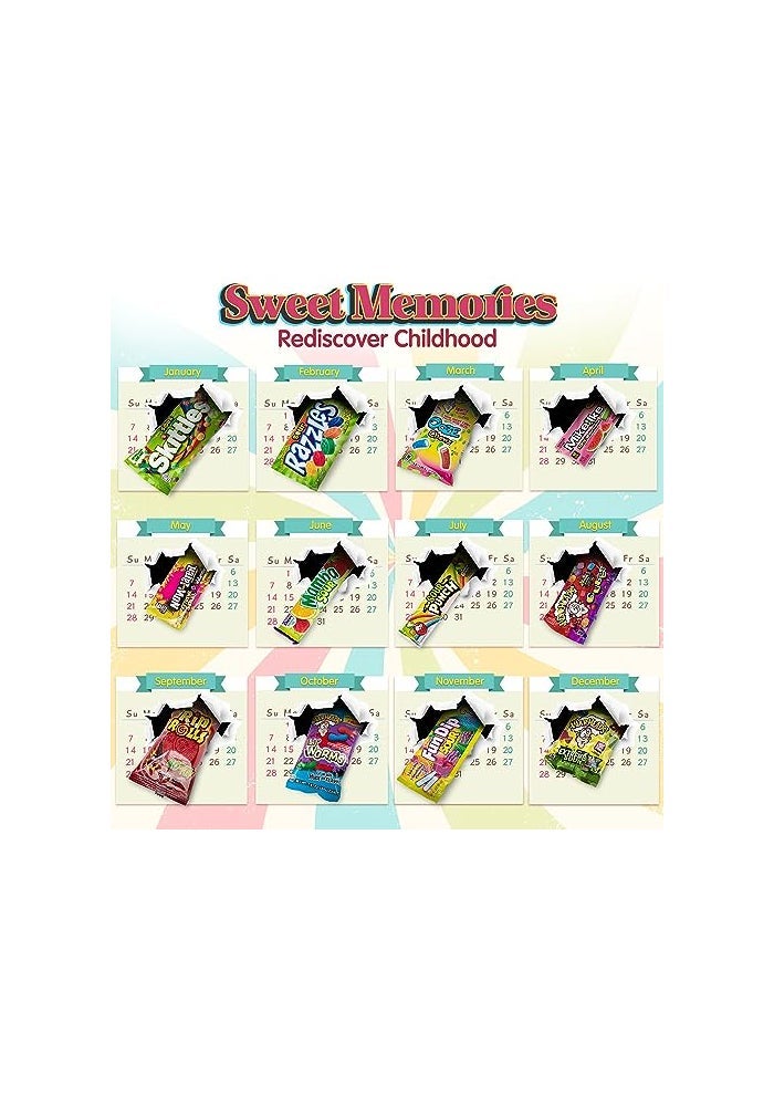 RETRO CANDY YUM Super Sour Candy Variety Pack  Assorted Sour Candy Box  Sour Candy Box for Birthday Gift Celebration Thinking of You - Image 5