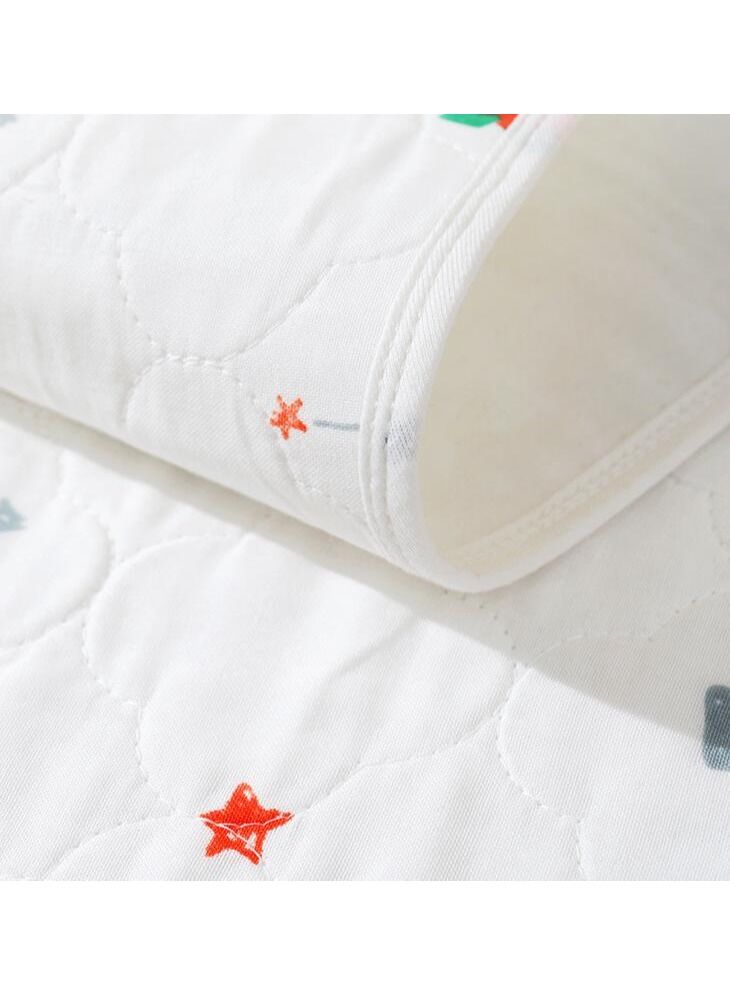 DUNISO Kids Diaper Changing Mat Mattress Sheet Protector Baby Waterproof Bed Pad Bed Wetting Pads Washable and Reusable Potty Training Pads for Pack in Play/Crib/Mini Crib 50*70CM - Image 3