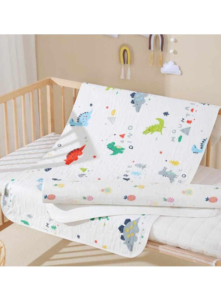 DUNISO Kids Diaper Changing Mat Mattress Sheet Protector Baby Waterproof Bed Pad Bed Wetting Pads Washable and Reusable Potty Training Pads for Pack in Play/Crib/Mini Crib 50*70CM - Image 2