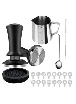 Coffee Tamping Tool with Graduations Adjustable Pressure and Distribution Function for Consistent Espresso Extraction and Latte Art Setup - pzsku/Z8BEBA8FB0C8F03F30570Z/45/1743470116/65b6a247-1742-4058-8dac-e02710952539