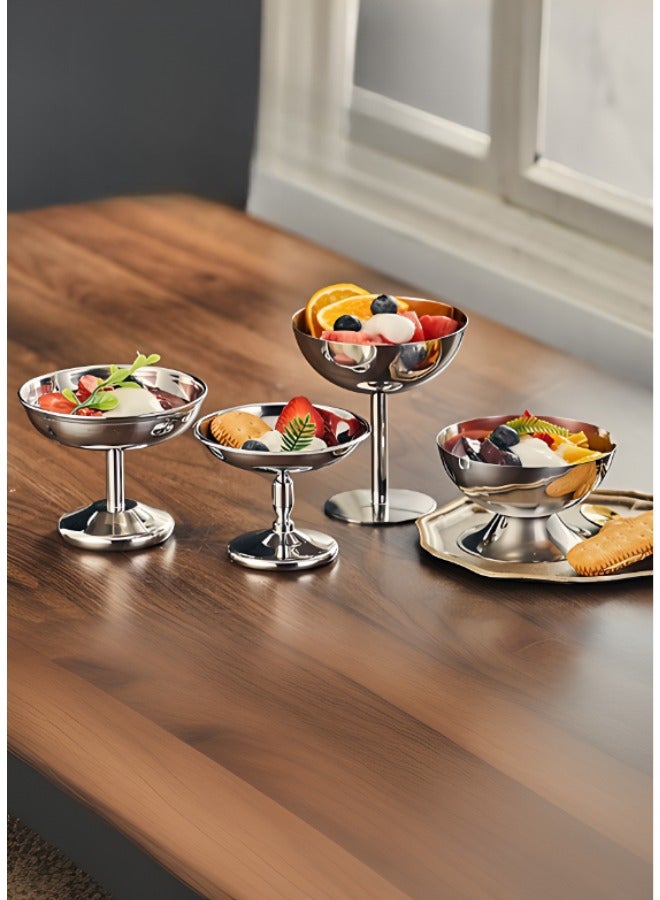 Stainless steel Cutlery Tray, Dessert cup, ice cream cup, dessert tray  - Image 1