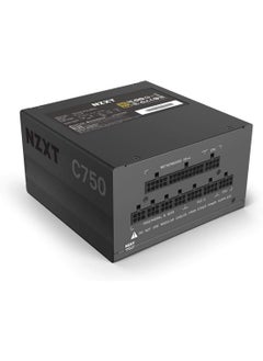 NZXT C750 Fully Modular 750W ATX Power Supply, 80+ Gold Certified, 135mm Fluid-dynamic Fan, 93.02 CFM Airflow, 44.5 dBA Max Noise, Zero RPM Fan Mode, Black | PA-7G1BB-UK  - Image 1