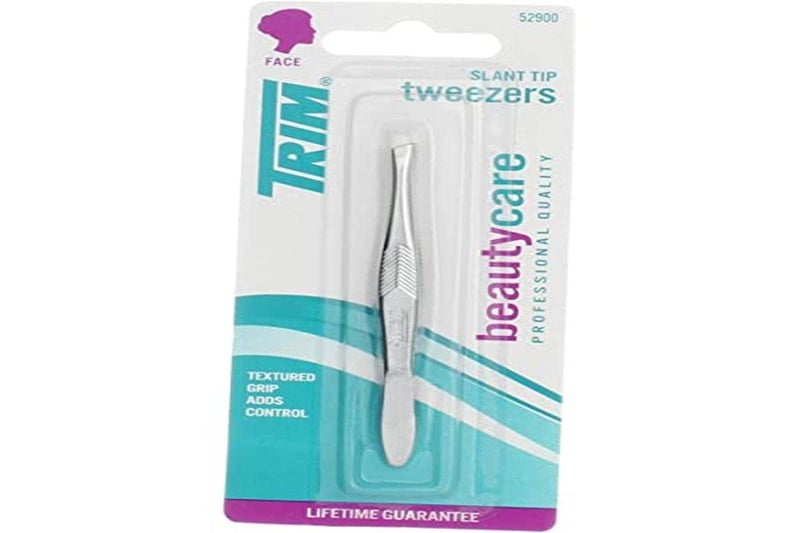 Trim Professional Quality Slant Tip Tweezers 52900 6  Tweezers
