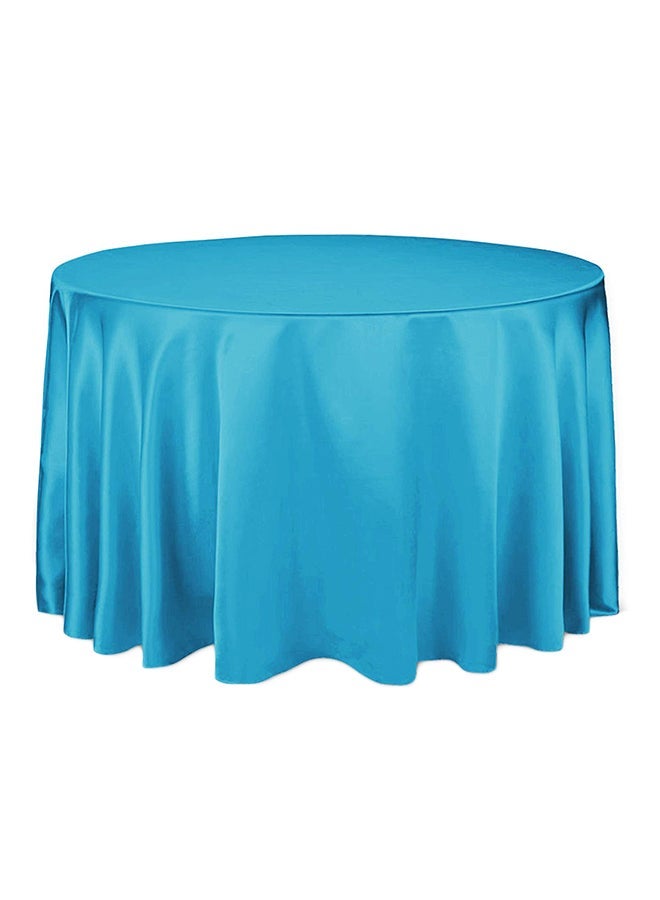 NIBEMINENT Solid Pattern Table Cloth Turquoise 118inch - Image 1
