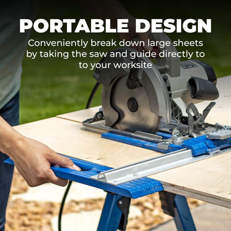 Kreg KMA2685 Rip-Cut Circular Saw Guide - Track Guide & Guide Rail - Woodworking Tool - Cutting Tool - Saw Guide for Circular Saw - Image 3