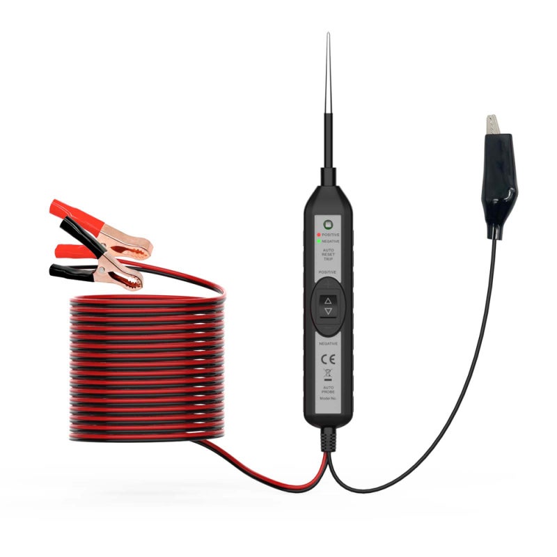 Automotive Electric Circuit Tester 16ft Long Cable Short Circuit Protection Multi-function Drive Test Pen - Wide Application Range Electrical System Tester for Automotive Technicians Vehicle Maintenan - Image 2