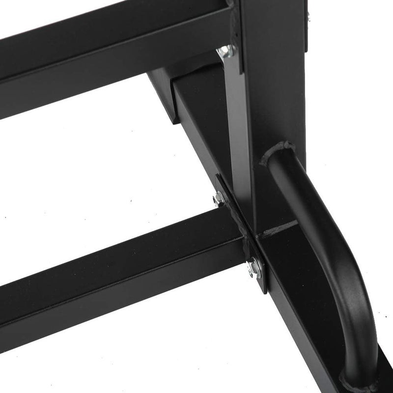 woobles Durable Dip Stand, Heavy Duty Steel Dip Bar Station Dipping Knee Raise Station Strength Training Exercise for Home Gym Workout Fitness - Image 5