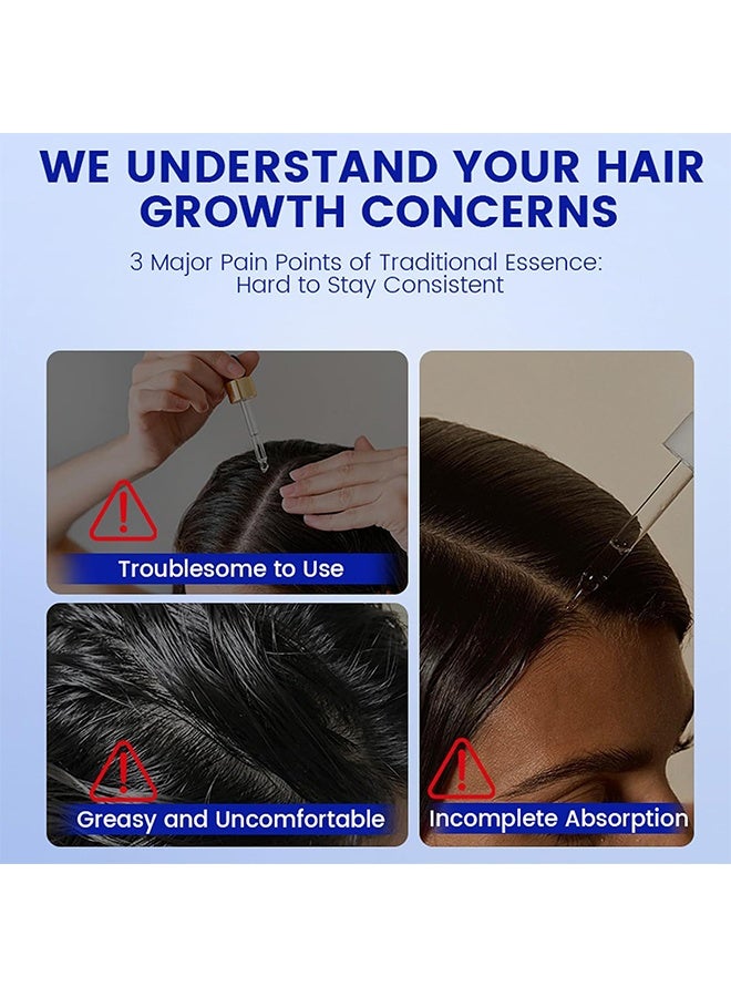 MELAO GHK-Cu Hair Growth Serum Spray, Copper Peptide for Hair & Scalp Serum, Hair Growth Serum with Copper Tripeptide-1, Niacinamide, Panthenol, Strengthens Hair & Scalp, Reduces Hairs Thinning 50ml - Image 3