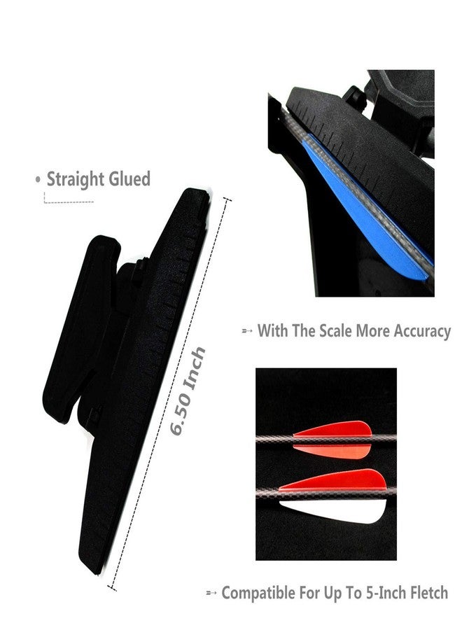 MS JUMPPER Adjustable Fletching Jig Straight and Helix Tool with Clamp for DIY Archery Arrows black - Image 5