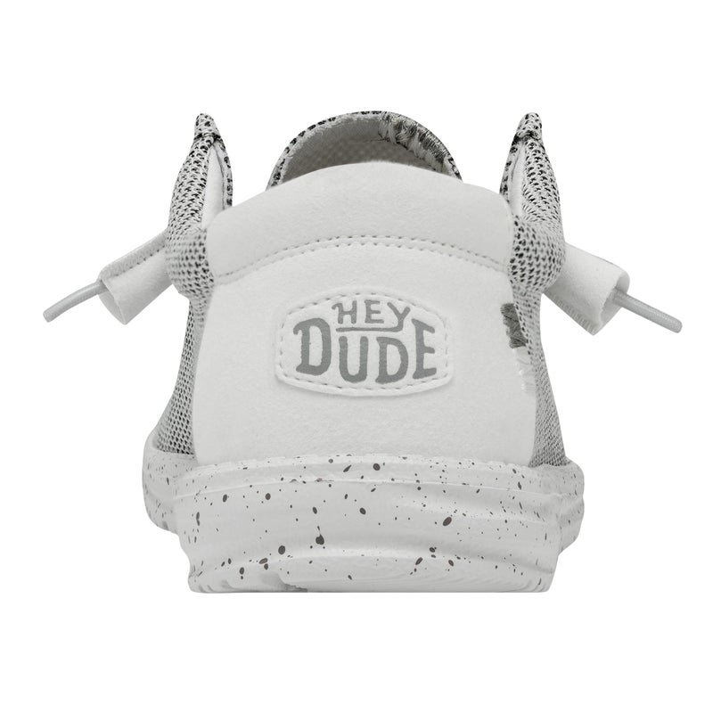 Hey Dude Men's Wally Sox Stone White Size 9 | Men’s Shoes | Men's Lace Up Loafers | Comfortable & Light-Weight - Image 5