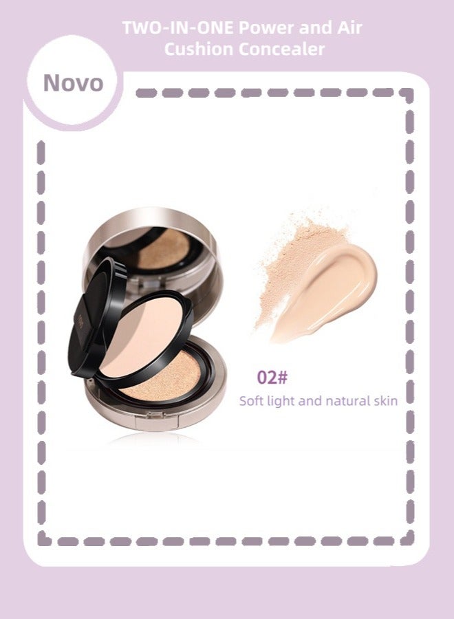 نوفو TWO-IN-ONE الطاقة والوسادة الهوائية المغطية ترطيب الماء 02 الطبيعي - Image 1