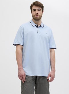 JACK & JONES Plus Size Logo Print Polo Shirt  - Image 1