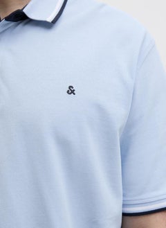 JACK & JONES Plus Size Logo Print Polo Shirt  - Image 3