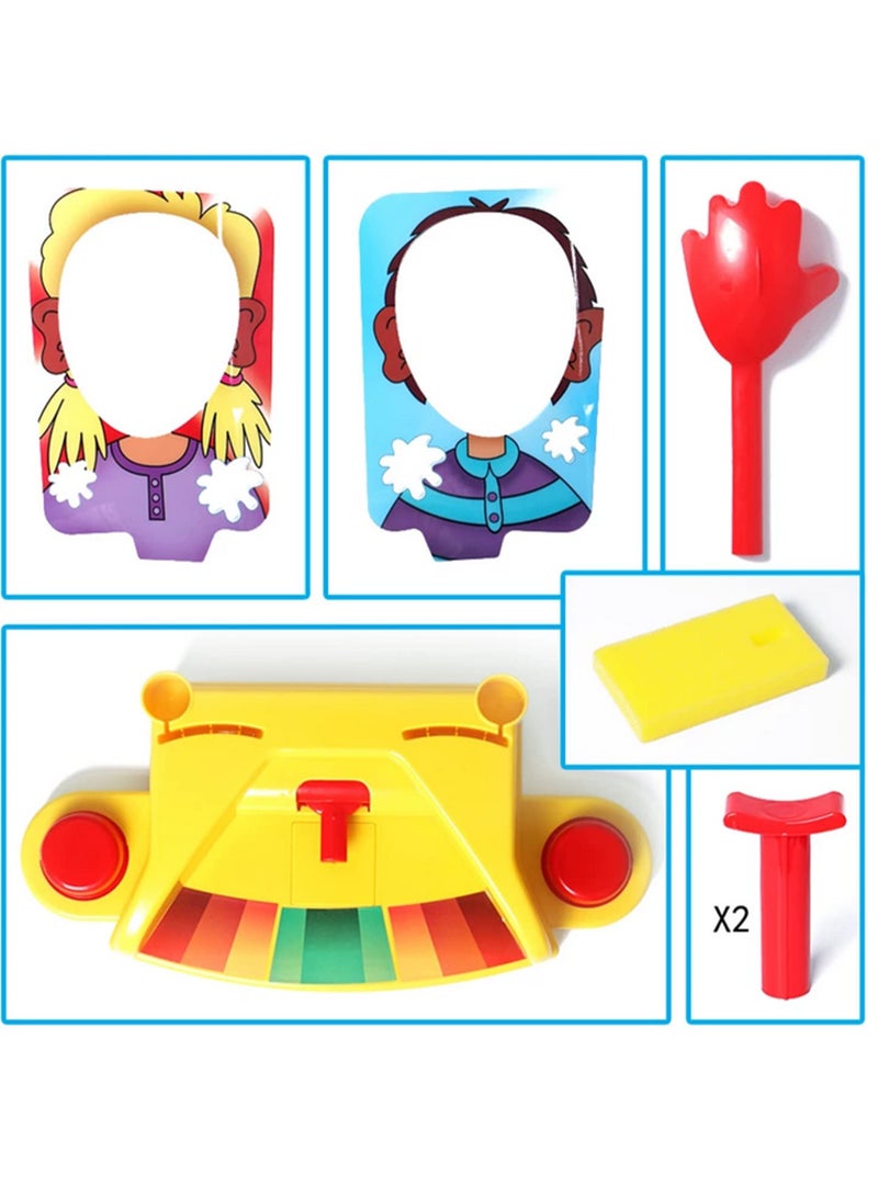 Double Person Pie Cake Face Game Funny Family Challenge Prank Toy for Kids Anti Stress Showdown with Cream Splat Safe ABS Material No Glitches Cute Cartoon Design  - Image 3