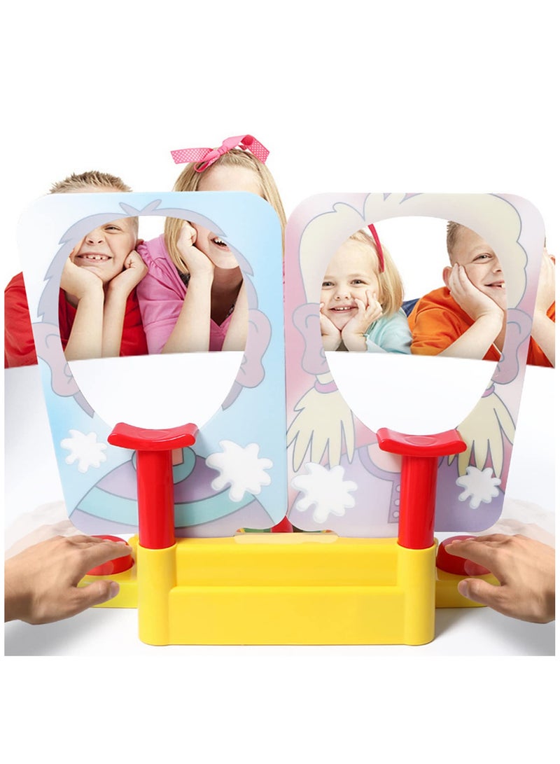 Double Person Pie Cake Face Game Funny Family Challenge Prank Toy for Kids Anti Stress Showdown with Cream Splat Safe ABS Material No Glitches Cute Cartoon Design  - Image 5