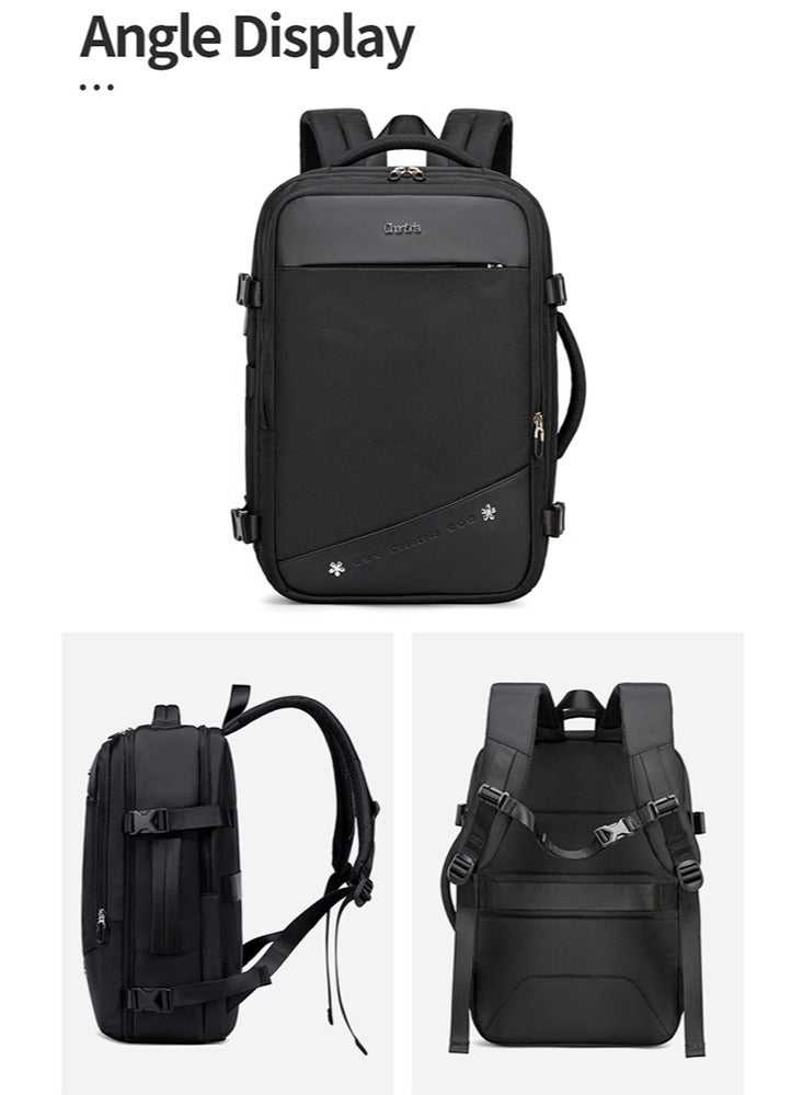 Chantria Professional Female Laptop Backpack, Women Travel Backpack with USB Charging Port, College Bookbag for Student - Image 5