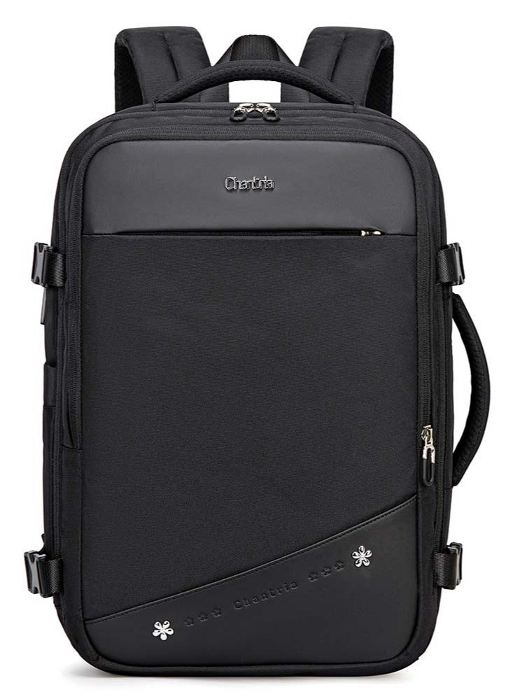 Chantria Professional Female Laptop Backpack, Women Travel Backpack with USB Charging Port, College Bookbag for Student - Image 1