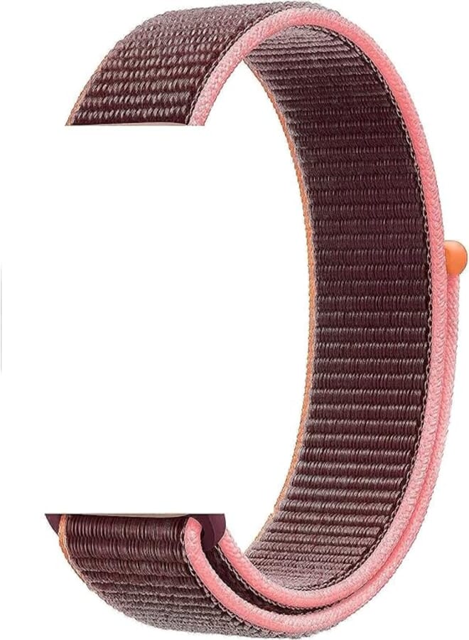 22mm Nylon Sport Band Strap Compatible with Huawei GT/Huawei GT 2 (46mm) Watch Band/Huawei Watch GT2 Pro Strap/Samsung Galaxy Watch 4.25mm / Galaxy Watch 3 45mm (Plum)