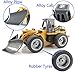fisca RC Truck Remote Control Snow Plow 6 Channel 24G Alloy Snow Sweeper Vehicle 4WD Tractor Toy with Lights for Kids - Image 3
