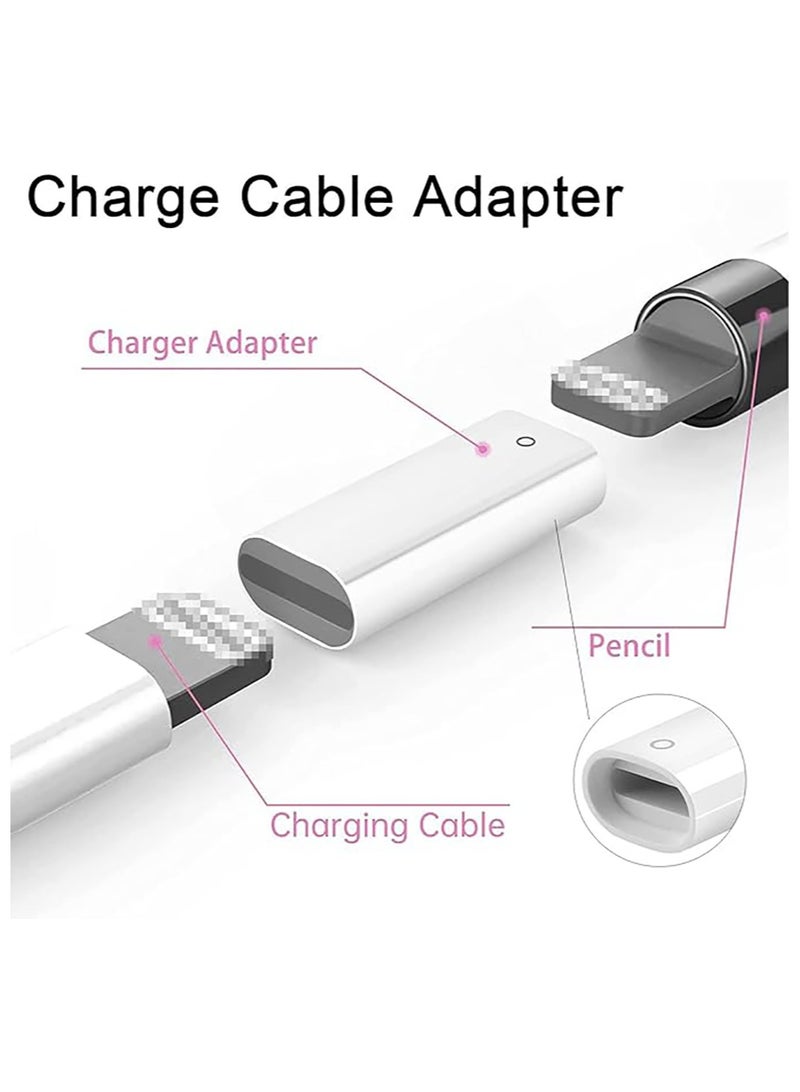 Charging Adapter Compatible with Apple Pencil 1st, Magnetic Replacement Cap for Apple Pencil, Replacement Tips Compatible with Apple Pencil 1st Generation  - Image 2