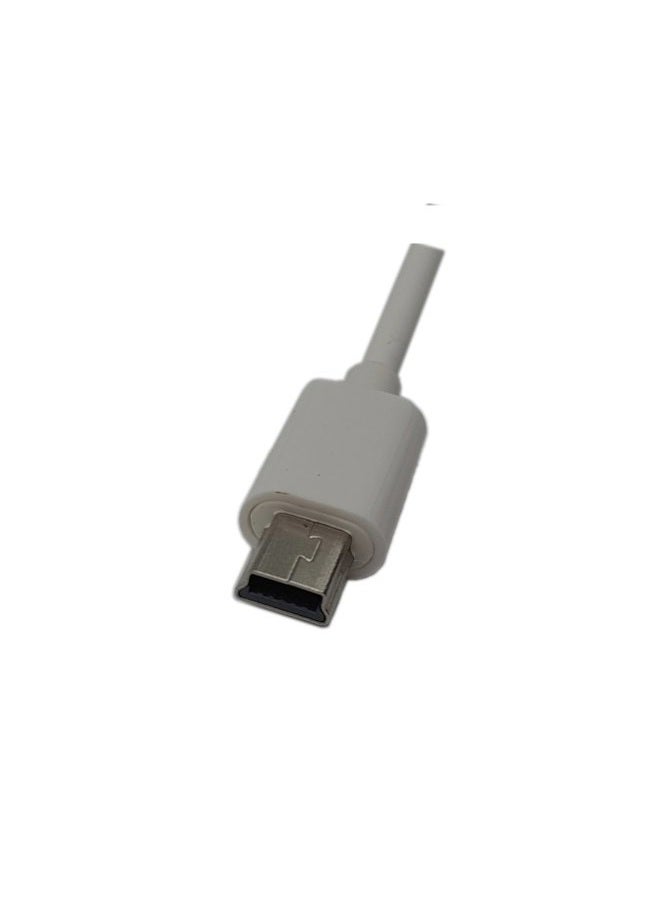 zdyCGTime Micro USB to Mini USB Extension Cable - CGTime Micro USB Female to Mini USB Male Charging & Sync Adapter Cable Cord(2 Pack White) - Image 4