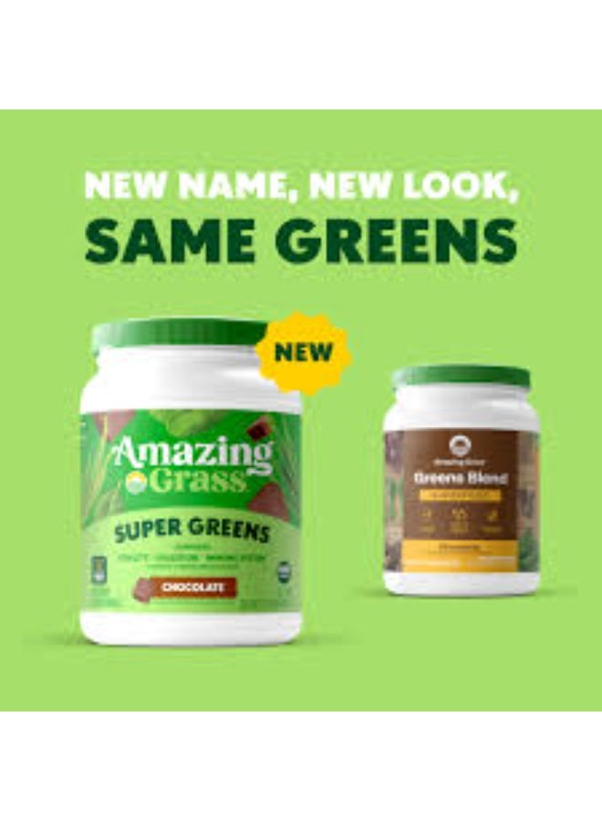 Amazing Grass, Super Greens, Chocolate 800g - Image 2