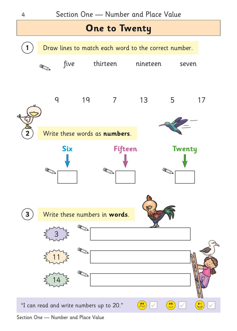 KS1 Maths Year 1 Targeted Question Book - Image 2