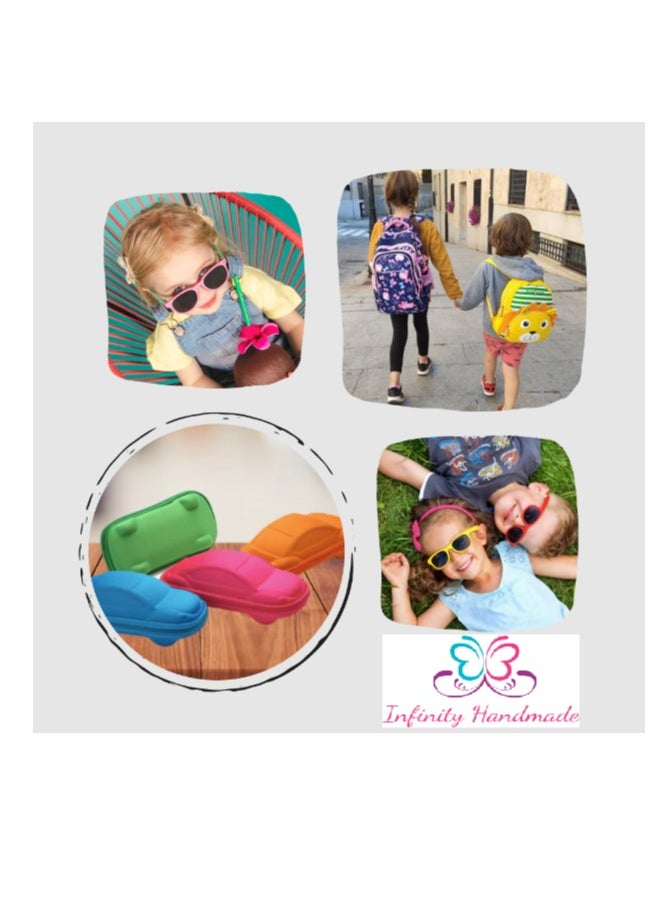 Generic - Children Glasses Case, for Kids Boys Girls Car Shape - Image 1
