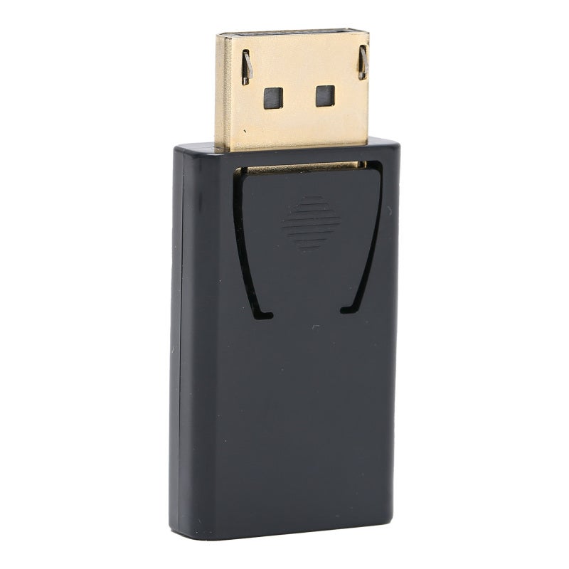 محول Displayport إلى HDMI: دقة 4K × 2K بتردد 30 هرتز، مدخل DP 1.2 ومخرج HDMI 1.4V - نقل متزامن للصوت والفيديو، محول غير متوافق مع DP الصغير لربط الحاسوب المحمول أو المكتبي بالشاشة أو التلفزيون ذي الوضوح العالي أو البروجكتور - Image 2