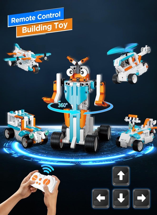 okk Robot Building Toys for Kids, 12 in 1 Stem Toys for Boys Age 8-12, APP & Remote Control Robot Building Kit, DIY Engineering Robotics kit, Programmable Kids Building Set Gifts for Boys Girls - Image 4