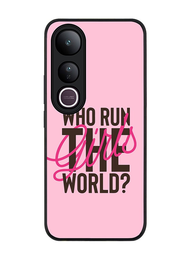 Stylizedd For vivo V50 Lite Case,Slim fit Camera Protection, Shockproof Thin Phone cover  - Who run the world?