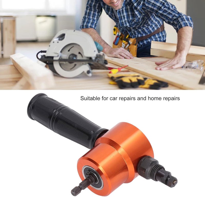 YT 160AS Double Headed, 360° Metal Cutting Attachment, Electric Nibbler Set with Step Drill and Accessories, for Sheet Metal Cutting on Iron, Stainless Steel, - Image 5