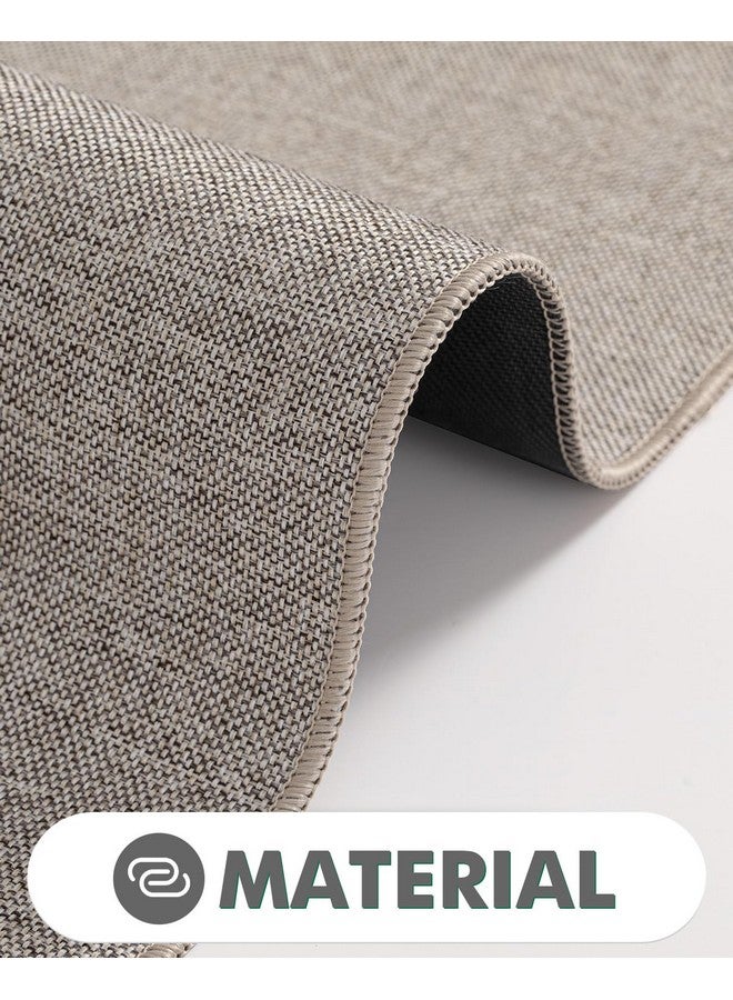 LUMI Ultra Thin Door Mat for Entryway, Low Profile Non Slip Rubber Backing Indoor Door Mat, Easy Clean Welcome Entrance Mat for Inside House, Patio,Beige 24"x36" - Image 3