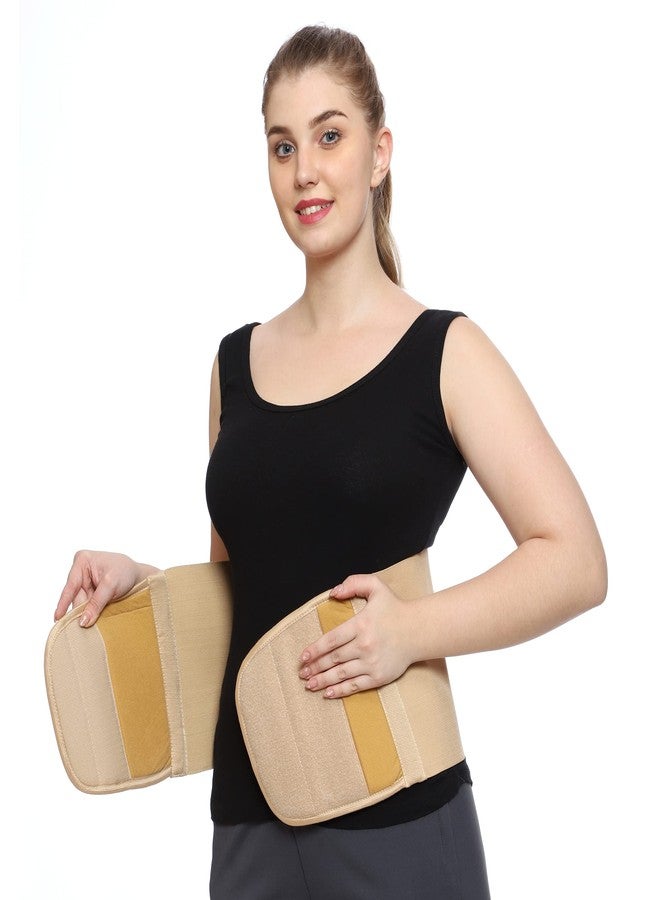 GHK S18 Abdominal Belt for Complete Back Support Multi Use Post Delivery Tummy Reduction Back Pain Relief Breathable Fabric Unisex, Size : XL Skin - Image 5