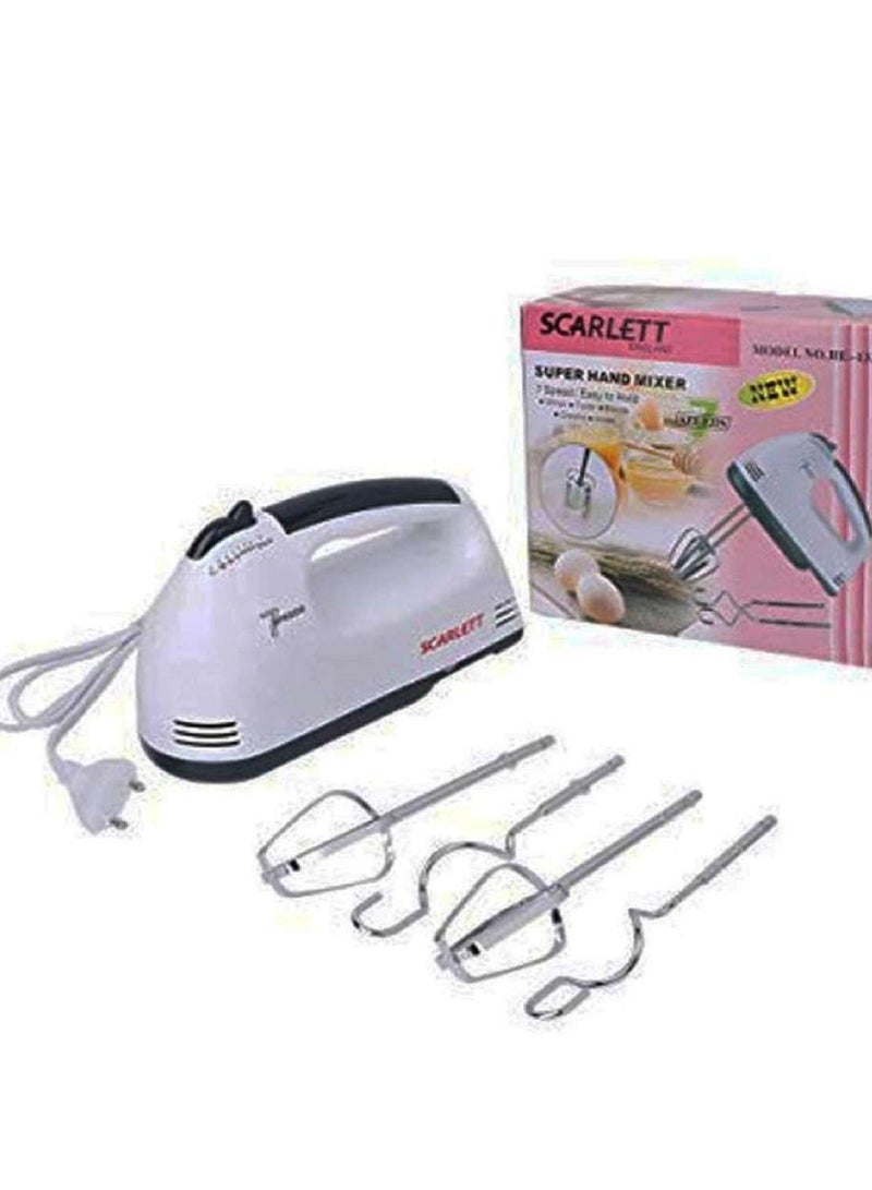 Scarlet Food Grinder 7 Speed Stainless Steel Whisk Automatic Electric Egg Beater  - Image 2