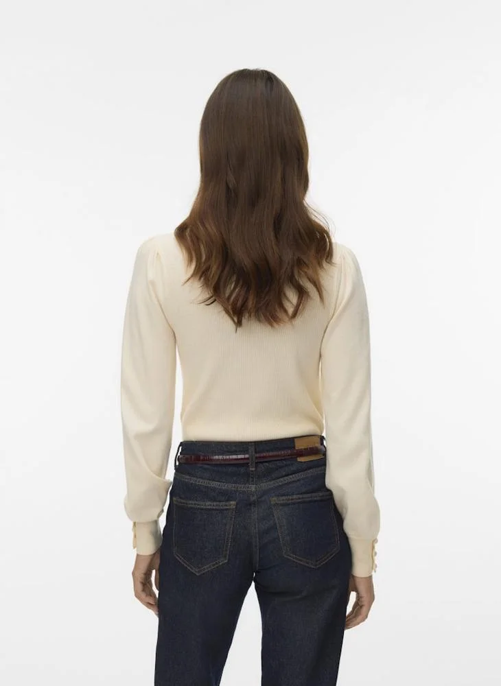 VERO MODA VMNEW HOLLY LS O-NECK PULLOVER BOO